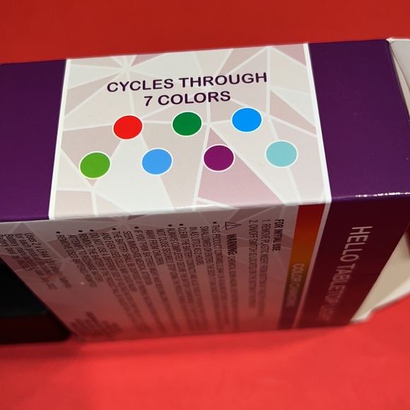 New “HELLO” LED Color Changing Tabletop Light - Novelty - Picture 3 of 9